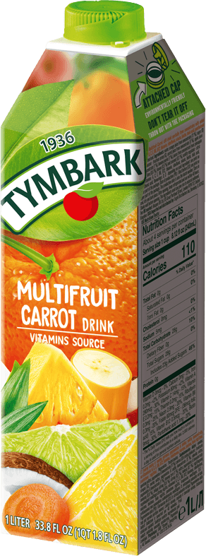 TYMBARK 1 L multifruit-carrot drink (2)