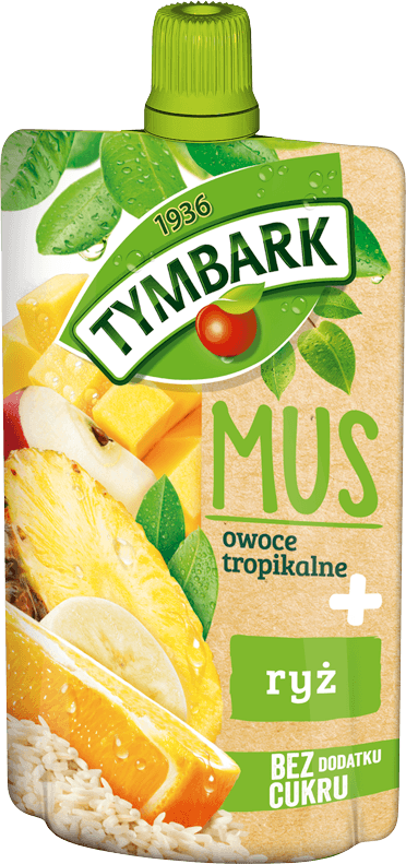 TYMBARK 100 g mousse tropical fruits-rice
