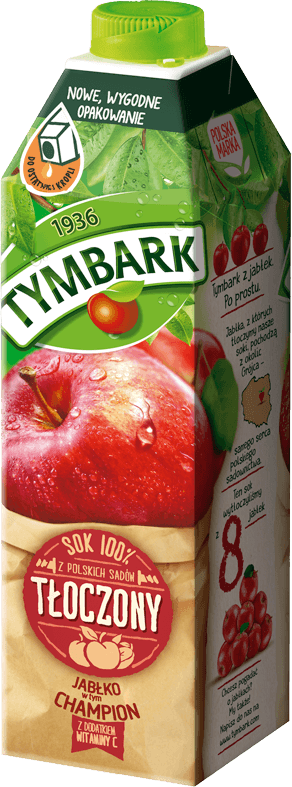 TYMBARK 1 L apple Champion NFC juice 100%