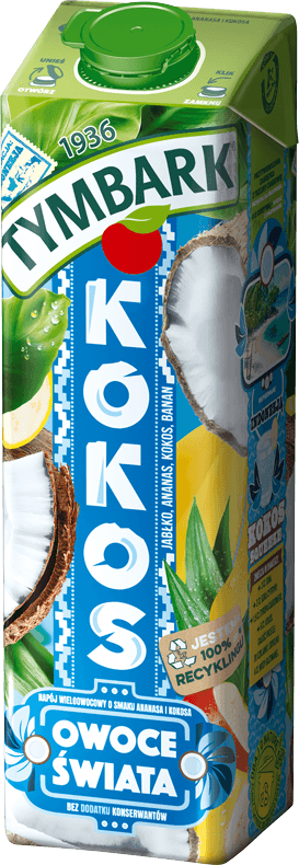 TYMBARK 1 litr Owoce Świata - Kokos (2)