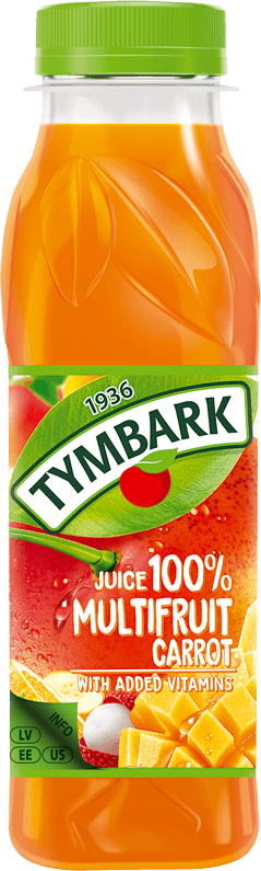 TYMBARK 300 ml multifruit-carrot juice 100%