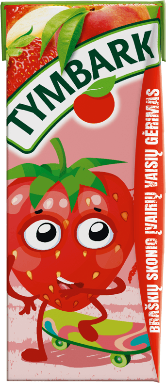 TYMBARK 200 ml DRINK apple-peach-strawberry