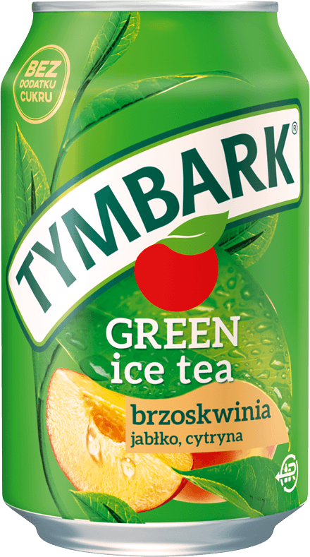 TYMBARK 330 ml zielona herbata - brzoskwinia (2)
