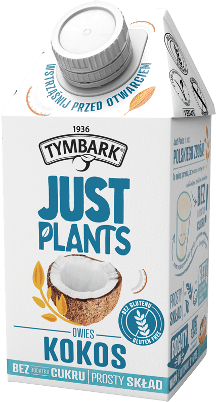 TYMBARK JUST PLANTS 0,5L kokos