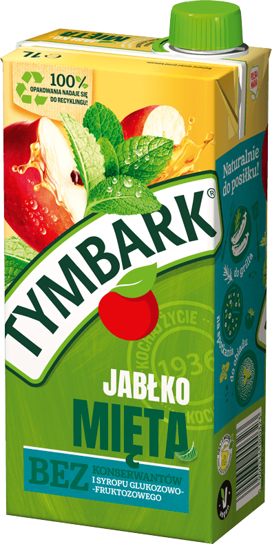 TYMBARK 1 litr jabłko - mięta