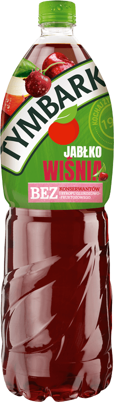 TYMBARK 1,75 litra jabłko - wiśnia