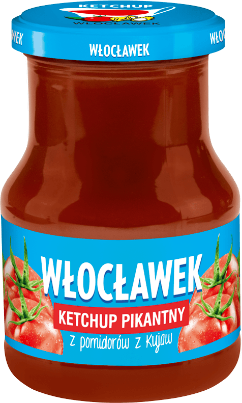 WŁOCŁAWEK 380 g hot ketchup