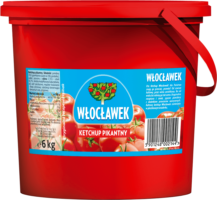 WŁOCŁAWEK 6 kg hot ketchup