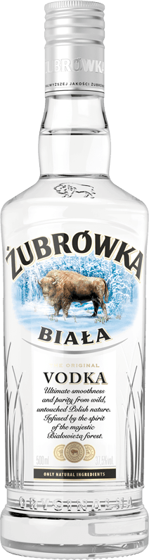 Żubrówka BIAŁA 37,5% 0,5L